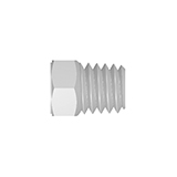 Plug, PP, 1/4"-28, pk.10