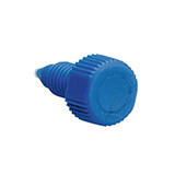 Plug, Polyamide, Blue, 10-32 Thread, pk.10