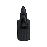 Plug, Polyamide, Logotype Black, 10-32 Thread, pk.10