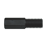 Nut, PPS, Hex-Head, 1/16" 1/4"-28, type flangeless collapsible Ferrule, pk.10