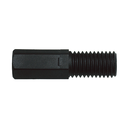 Nut, PPS, Hex-Head, 2.0mm 1/4"-28, type flangeless inverted Ferrule, pk.10