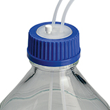 Eco Cap Kit, GL45, with Safety-coated Glass Bottle 1L, ea.