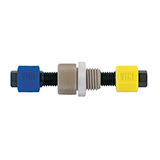 Bulkhead Union, PEEK, 1/4"-28 Thread for 1/8" OD Tubing, bore 1.50mm, complete, ea.