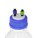 VICI Cap Kit 1L, incl. 1x Cap GL45 2 Ports, 1L Safety-coated Glass Bottle, 3m PFA Tubing and No-Met 5µm Filter, ea.