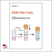 BGB Filter Vials Instructions