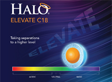 HALO ELEVATE C18 120Å Series (pH 2-12)