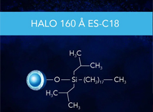 HALO Peptide ES-C18 160Å - 2µm