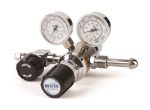 Dual-Stage Ultra-High Purity Stainless Steel Gas Regulators