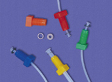 1/4-28 Cheminert Standard flanged tube end Fittings