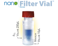 nano|Filter Vial with Non-Slit Cap
