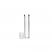 0.9ml Positive Displacement Vial for Alcott 35x8mm (clear), with PE Plug Cap, pk.1000