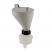 Safety-Funnel, S60, hinged lid, 1x Safety-Waste-Filter Port, ea.