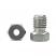 Nut, SS, Hex Head, 5/16"-24 thread, 1/8" OD Tubing (max. 1375 bar), pk.5