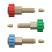 PEEK RheFlex 2-piece fittings, colored
