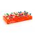 BGB Vial Rack, PP, with 50 positions for 2ml vials, orange