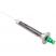 5000uL Smart Syringe with fixed needle for Tool D18/57: Needle length 57mm, PTFE plunger, gauge 22, scale length 60mm, Point Style flat, ea.