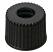 8-425 Screw Cap (black) with 5.5mm hole, pk.1000