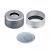 11mm Crimp Cap (silver) with Septa Aluminum only (sealed by O-ring), 0.06mm, pk.1000