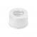 13-425 PP Screw Caps (white) with 8.5mm hole, pk.1000