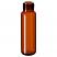 20ml Precision Thread Vial ND18 (amber) 75.5 x 22.5mm, pk.1000 - Rounded Bottom