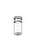 5ml Crimp Neck Vial (clear) 38 x 20mm, pk.1000 - Flat Bottom