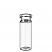 10ml Crimp Neck Vial (clear) 54.5 x 20mm, pk.1000 - Flat Bottom