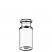 10ml Headspace Vial (clear) 46 x 22.5mm, pk.1000 - DIN Crimp Neck, Long Neck, Flat Bottom