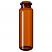 20ml Headspace Vial (amber) 75.5 x 23mm, pk.1000 - Rounded Bottom