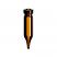0.4ml Crimp Neck Vial 30 x 7mm (amber), conical bottom, pk.100