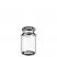 5ml ND20 Headspace Crimp Vial (clear), 38.2 x 22mm, rounded bottom, pk.100