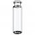 20ml ND20 Headspace Crimp Vial (clear), 75.5 x 22.5mm, rounded bottom, pk.100