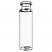 20ml ND20 Headspace Crimp Vial (clear) with long DIN crimp neck, 75.5 x 22.5mm, flat bottom, pk.100