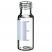 1.5ml Short Thread Vial 32 x 11.6mm (clear) with label & filling lines, wide opening, pk.100
