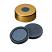 ND20 Magnetic Crimp Cap (8mm hole) with \"Pharma-Fix\" Septa , pk.100
