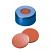 11mm Crimp Cap (blue) with Septa Natural Rubber/TEF, pk.1000