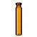 1.2ml Crimp Neck Vial 40 x 8.2mm (amber), flat bottom, pk.100