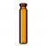 1.2ml Crimp Neck Vial 40 x 8.2mm (amber), flat bottom, pk.100