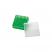 PP Storage Box for 12mm OD Vials (green), 130 x 130 x 45mm, 81 Position, ea.