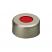 11mm Aluminum Crimp Seal (silver) with Septa PTFE/Silicone/PTFE, pk.100