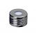 18mm Magnetic Screw Cap (silver) with Septa Red PTFE/Silicone, 1.9mm thick, pk.100