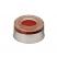 11mm Poly Crimp Seal Cap (clear) with Septa PTFE/Butyl Rubber, pk.100