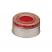 11mm Poly Crimp Seal Cap (clear) with Septa PTFE/Silicone/PTFE, pk.100