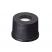8mm Cap (black) with Septa Red PTFE/Silicone 0.065", pk.100