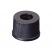 8mm Cap (black) Open-Hole, pk.100