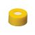 Short-Cap (yellow) with Septa PTFE/Silicone, pk.100