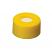 Short-Cap (yellow) with Septa PTFE/Silicone, pk.1000