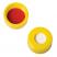 Short-Cap (yellow) with Septa PTFE/Silicone w/Slit, pk.100