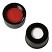 WISP 48 Cap (black) with Septa Red PTFE/Silicone 0.060" w/Slit, pk.100