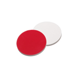 8mm Septa Silicone/PTFE (white/red), 1.5mm thick, pk.100