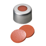 8mm Crimp Cap with Septa Natural Rubber/TEF, pk.1000